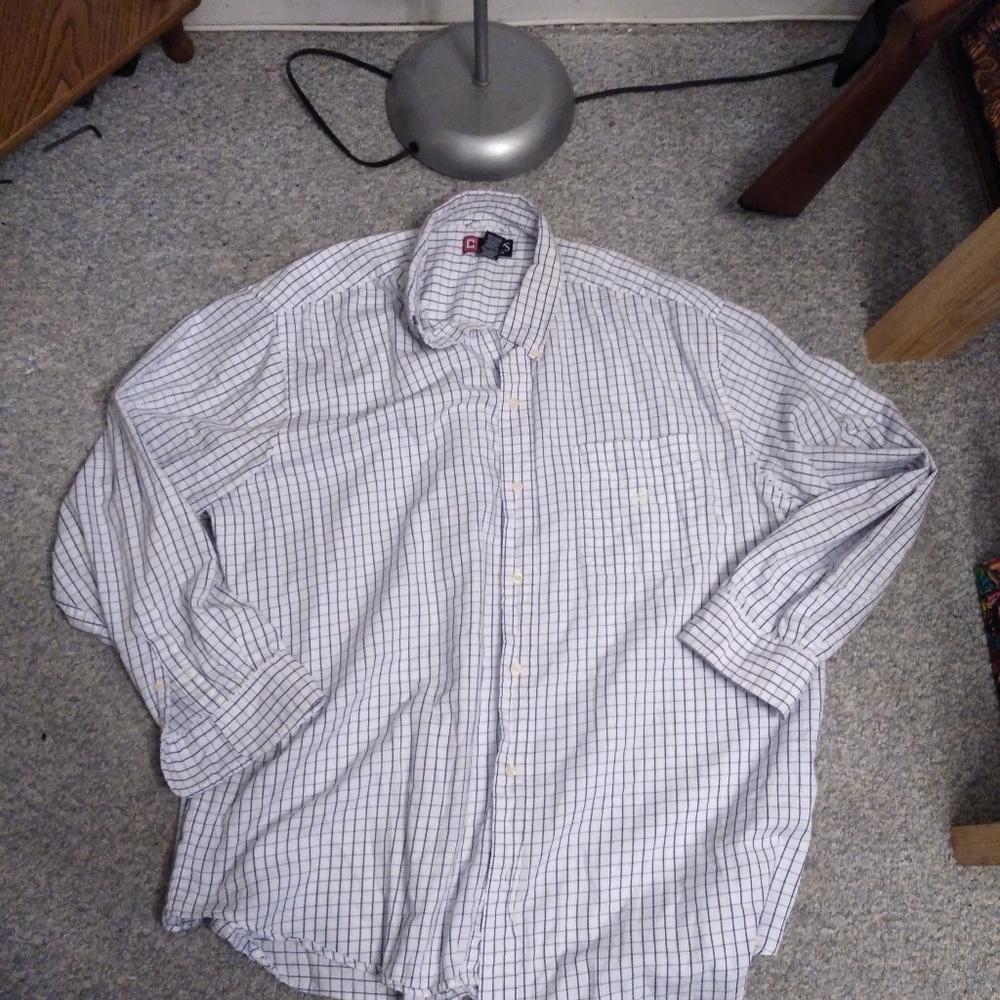 Chaps Checkered Dress Shirt